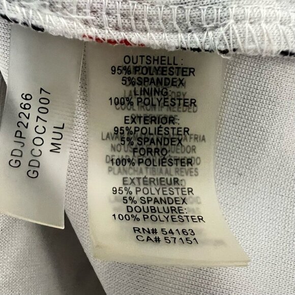 Guess Womens Sundress Multicolor Cut Out Geometric Stripe Straps Stretch 6 - Picture 12 of 12